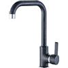 Laveo Lena rubinetto da cucina verticale nero BKU765D