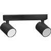 Light Prestige Snow lampada da soffitto 2x50 W nero LP-731/2WBK