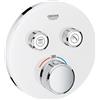 Grohe Grohtherm SmartControl rubinetto per vasca e doccia da incasso con termostato StarLight Chrome 29151LS0