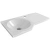 Excellent Be Spot lavabo 60x34.5 cm angolare a parete bianco CEEX.2301.600.WH