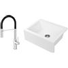 Laveo Set lavello in granito Laveo Komodo SBK 610A, rubinetto da cucina Laveo Pola BAP778D