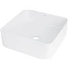 Deante Jasmin lavabo 34.5x34.5 cm quadrata da appoggio bianco CDJ_6U3S