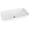 LaVita Toro lavabo 70.5x39 cm rettangolare da appoggio bianco 5908211479705