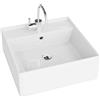 LaVita La Gromera lavabo 41x41 cm quadrata da appoggio bianco 5908211470887