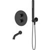 Oltens Set rubinetto per vasca e doccia Oltens Katla 34600300, bocca di erogazione per rubinetto Oltens Molle 39100300, 39304300, 37102300, 37200300