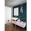 Dubiel Vitrum Solid specchio 60x80 cm rettangolare con illuminazione bianco 5905241006901