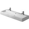 Duravit Vero lavabo 120x47 cm rettangolare a parete-da mobile bianco 0454120026