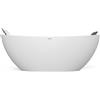 Hoesch Namur vasca da bagno freestanding 180x80 cm ovale bianco 4401.010305