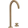 Axor One rubinetto per lavabo verticale ottone/bronzo antico 48060140