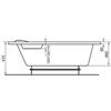 Ravak Asymmetric telaio per vasca GPX2240107