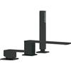 Tres Cuadro Exclusive rubinetto per vasca e doccia bordo vasca nero 006.161.05.NM