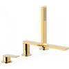 Tres Project rubinetto per vasca e doccia bordo vasca oro 211.161.03.OR