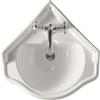 Kerasan Retro lavabo 41x41 cm angolare a parete bianco 103201
