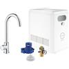 Grohe Blue starter kit con rubinetto da cucina verticale StarLight Chrome 31302002