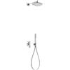 Tres Loft-Tres set doccia da incasso con soffione cromo 200.180.02