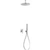 Tres Max-Tres set doccia da incasso con soffione cromo 062.180.80