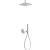 Tres Cuadro-Tres set doccia da incasso con soffione cromo 006.180.80