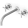 Zucchetti Helm rubinetto per lavabo da incasso acciaio ZHM761.X