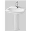 Art Ceram Civitas lavabo 68x50 cm rettangolare a parete bianco CIL00101;00