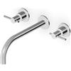 Zucchetti Helm rubinetto per lavabo da incasso acciaio ZHL761.X