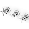 Zucchetti Helm rubinetto per lavabo da incasso acciaio ZHM695.XG3
