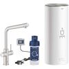 Grohe Red rubinetto da cucina con boiler verticale SuperSteel 30325DC1
