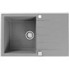 Alveus Cadit lavello in granito 79x50 cm grigio/grafite/inox 1132025