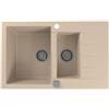 Alveus Cadit lavello in granito 79x50 cm beige 1131358