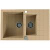 Alveus Cadit lavello in granito 79x50 cm beige 1131359