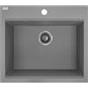 Laveo Tau lavello in granito 57x50 cm grigio/grafite/inox SBT510Y