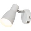 Rabalux Ebony lampada da parete 1x20 W bianco 6025