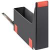 Franke Cube contenitore per rifiuti 4.5 l nero-rosso 134.0039.317