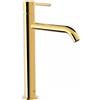 Tres Study-Tres rubinetto per lavabo verticale oro 262.307.01.OR