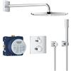 Grohe Grohtherm set doccia da incasso con termostato StarLight Chrome 34730000