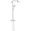 Grohe Rainshower set doccia a parete con termostato con soffione StarLight Chrome 27968001