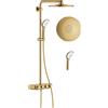 Grohe Euphoria set doccia a parete con termostato con soffione Brushed Cool Sunrise 26507GN0
