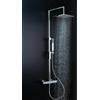 Paffoni Effe set doccia a parete con termostato con soffione cromo ZCOL655CR
