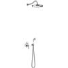 Tres Monoclasic set doccia da incasso con soffione cromo 242.180.03