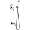 Tres Monoclasic set doccia da incasso cromo 242.180.05