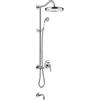 Tres Monoclasic set doccia da incasso con soffione cromo 242.180.06