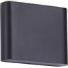 Light Prestige Sapri lampada da parete 2x3 W nero LP-1556/1WBK