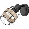 Rabalux Indiana lampada da parete 1x25 W nero 5281