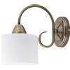 Rabalux Edith lampada da parete 1x60 W bianco-ottone 7274