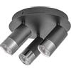 Rabalux Zircon lampada da soffitto 3x5 W nero-argento 5071