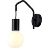 Candellux Basso lampada da parete 1x40 W nero 21-70999