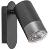Rabalux Zircon lampada da parete 1x5 W nero-argento 5069