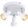 Rabalux Konrad lampada da soffitto 3x50 W bianco 5356