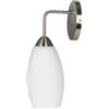 Candellux Modus lampada da parete 1x60 W bianco-nichel 21-10547