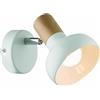 Light Prestige Arezzo lampada da parete 1x40 W bianco-legno LP-1420/1WWH