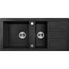 Laveo Barbados lavello in granito 100x48 cm nero SBB731T